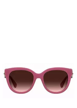 Mos143/s розовые женские солнцезащитные очки Moschino