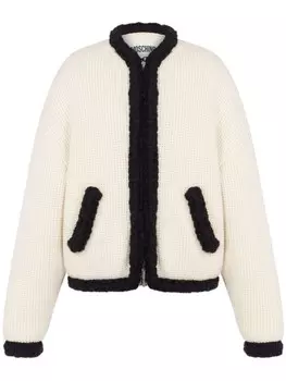 Moschino блейзер из вирджинской шерсти, белый
