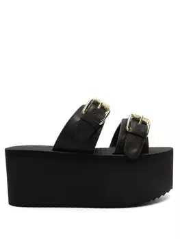 Moschino босоножки на платформе, черный