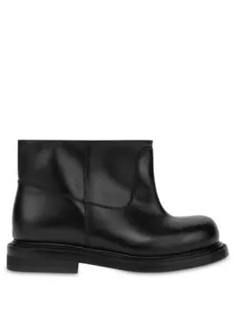 Moschino ботильоны без застежки, черный