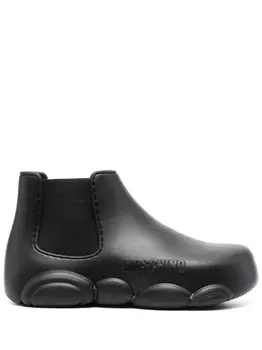 Moschino ботинки Gummy 40 с тисненым логотипом, черный