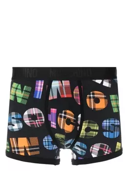 Moschino боксеры с графичным принтом, черный
