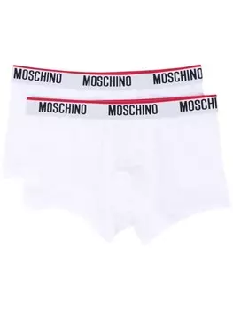 Moschino боксеры с логотипом, белый