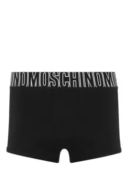 Moschino боксеры с логотипом, черный