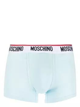 Moschino боксеры с логотипом, синий