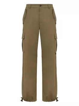 Moschino брюки карго, зеленый