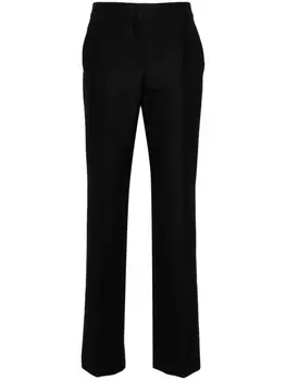 Moschino брюки с нашивкой, черный
