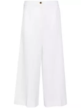 Moschino брюки с отутюженными стрелками, белый