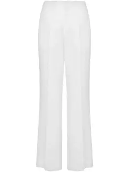 Moschino брюки широкого кроя, белый