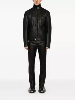 Moschino брюки со стеганой отделкой, черный