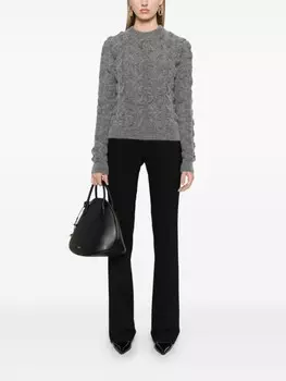 Moschino брюки строгого кроя, черный