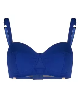 Moschino бюстгальтер на косточках, синий