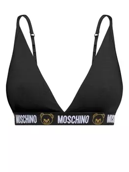 Moschino бюстгальтер с плюшевым мишкой, черный