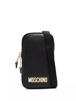 Moschino чехол для телефона с логотипом, черный