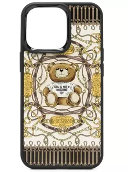 Moschino чехол Teddy Bear для iPhone 13 Pro, черный