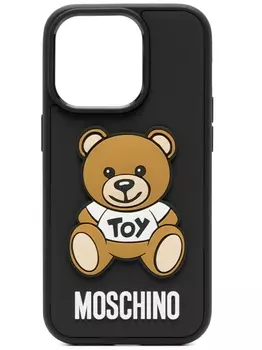 Moschino чехол Teddy Bear для iPhone 14 Pro, черный