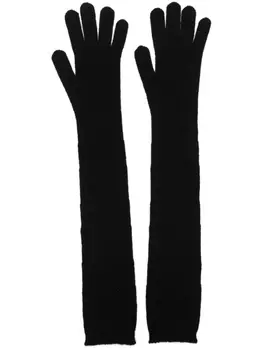 Moschino длинные перчатки, черный