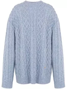 Moschino джемпер из вирджинской шерсти, синий