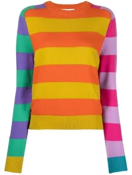Moschino джемпер в полоску, желтый