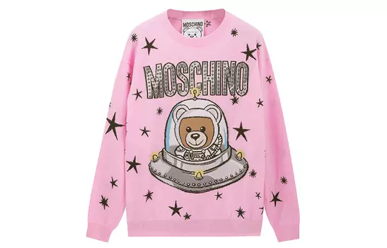 MOSCHINO Джемпер женский светло-розовый