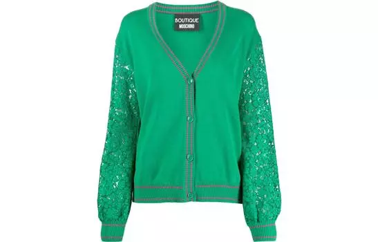 MOSCHINO Джемпер женский зеленый