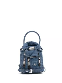 Moschino джинсовый рюкзак, синий