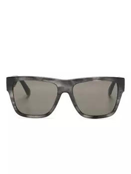 Moschino Eyewear солнцезащитные очки трапециевидной формы, серый