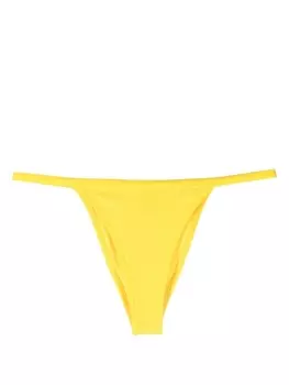 Moschino фактурные плавки бикини с эластичным поясом, желтый