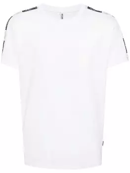 Moschino футболка с декором Teddy Bear, белый