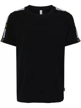 Moschino футболка с декором Teddy Bear, черный