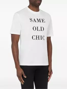 Moschino футболка с графичным принтом, белый