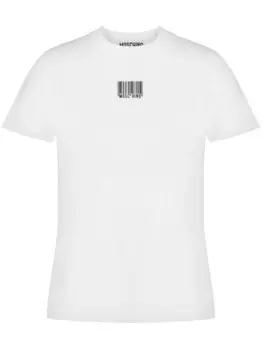 Moschino футболка с принтом, белый