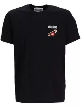 Moschino футболка с принтом, черный