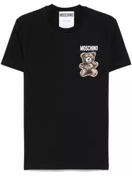Moschino футболка с принтом, черный
