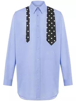 Moschino футболка с принтом, фиолетовый