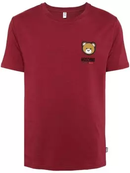 Moschino футболка с принтом Teddy Bear, красный