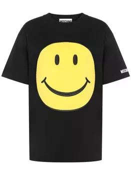 Moschino футболка Smile, черный