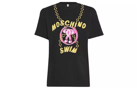 MOSCHINO Футболка SS22 женская черная