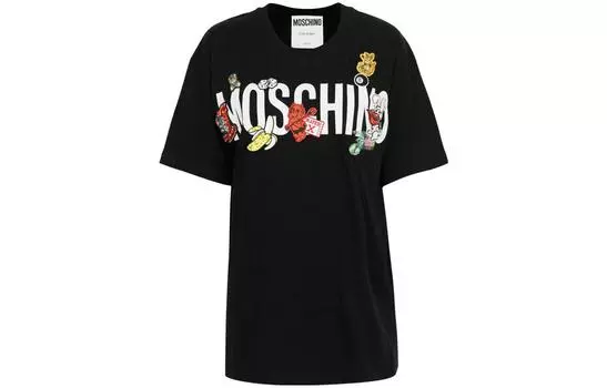 MOSCHINO Футболка унисекс черные