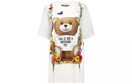 MOSCHINO Футболка женская белые