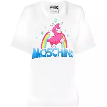 MOSCHINO Футболка женская белые