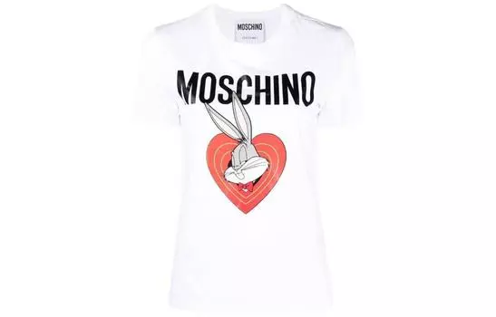 MOSCHINO Футболка женская белые