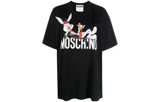 MOSCHINO Футболка женская, черный