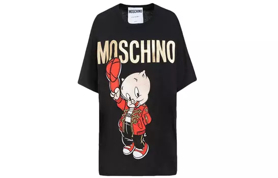 MOSCHINO Футболка женская, черный