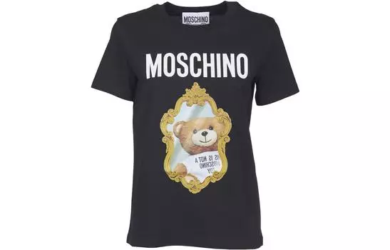 MOSCHINO Футболка женская, черный