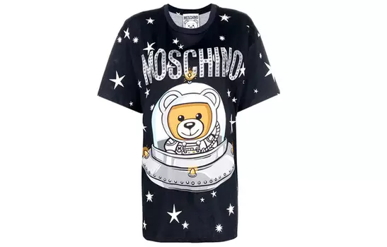 MOSCHINO Футболка женская, черный
