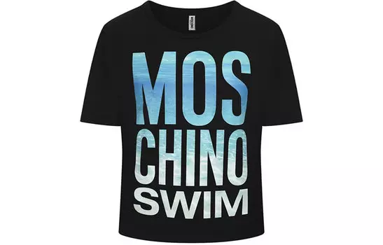 MOSCHINO Футболка женская, черный