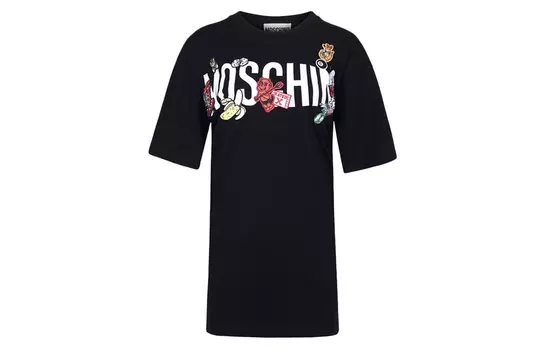 MOSCHINO Футболка женская, черный
