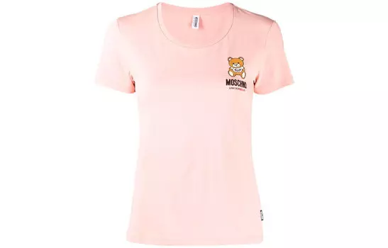MOSCHINO Футболка женская розовые