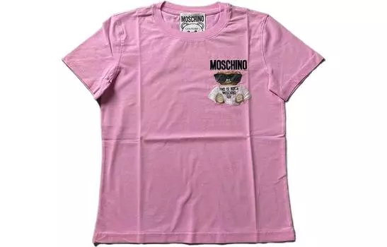 MOSCHINO Футболка женская розовые